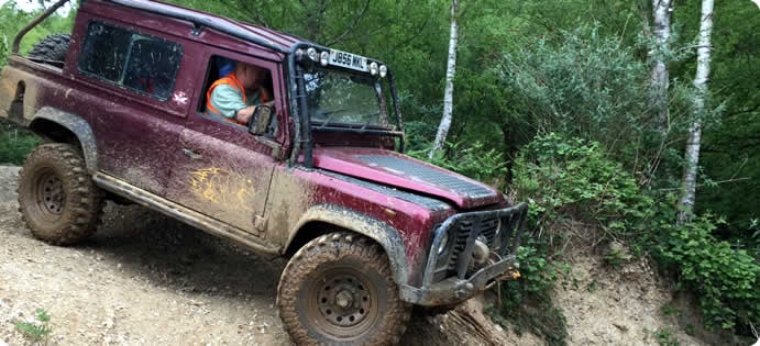  Off Roading in 4x4 near chichester